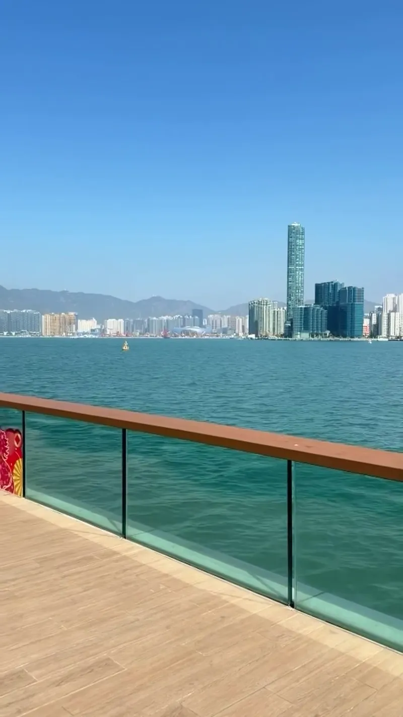 Crossing the harbour on a ferry
