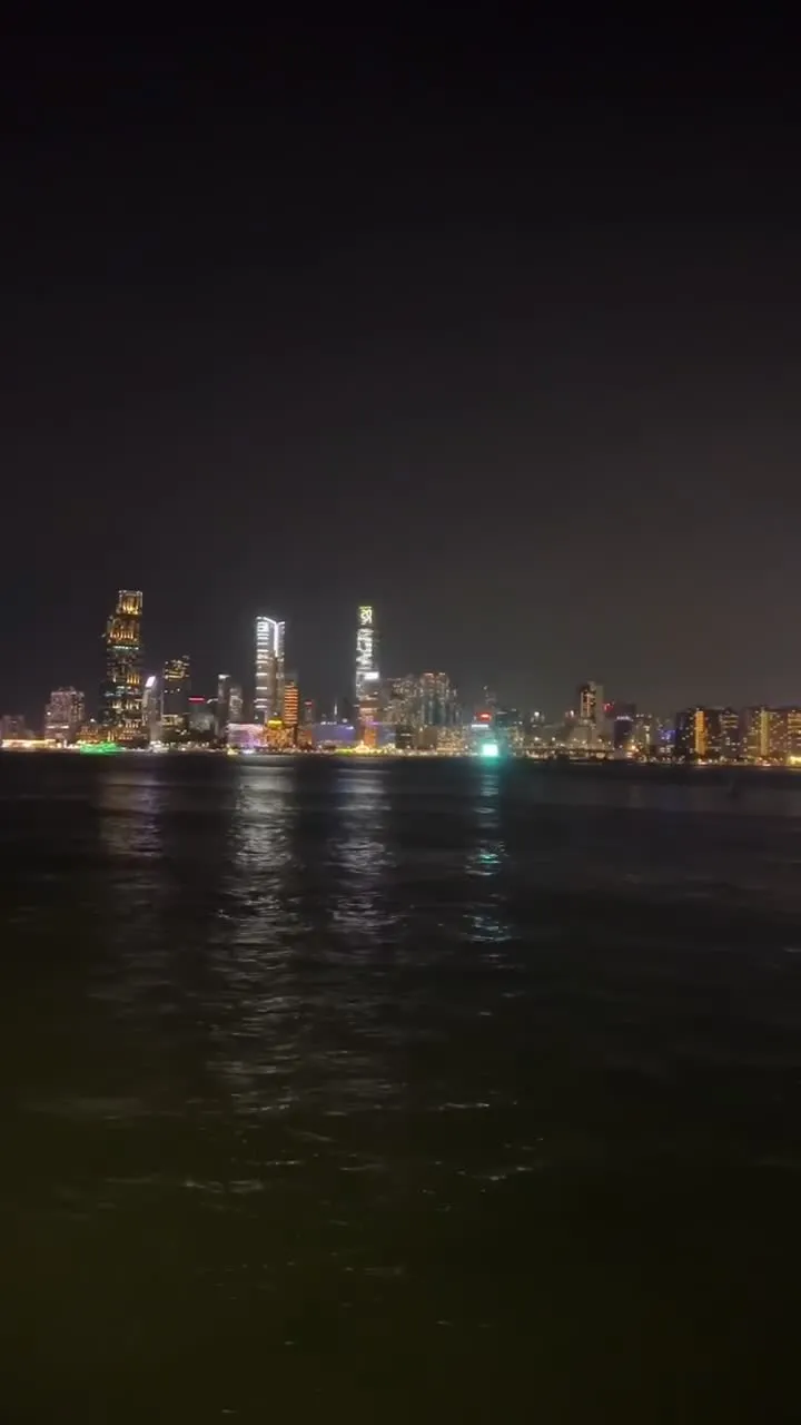 Victoria Harbour at night